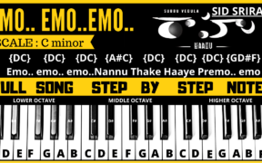 Emo Emo song keyboard notes