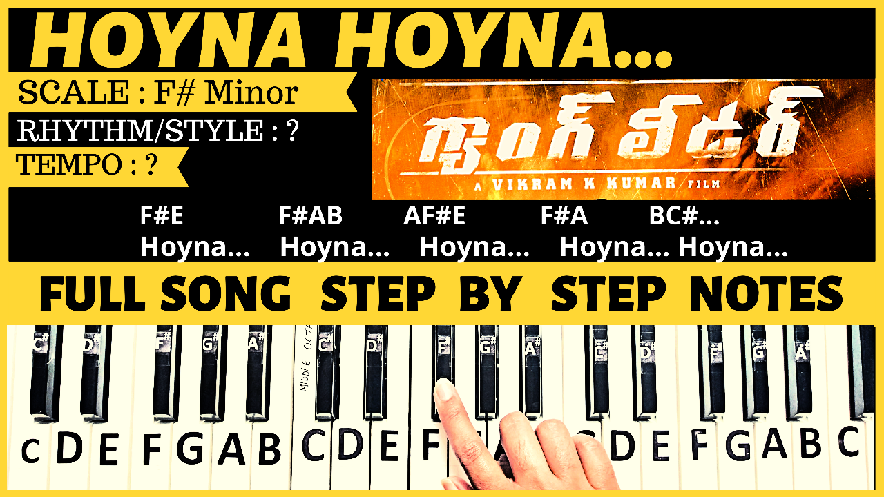 You are currently viewing hoyna hoyna song keyboard notes | full song piano notes 2019