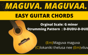 Maguva Maguva Guitar Chords, keyboard chords
