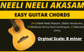 Neeli Neeli Aakasam Guitar Chords, keyboard chords