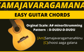 Samajavaragamana Song | Guitar Chords | Keyboard Chords