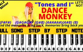 Dance Monkey Keyboard Notes