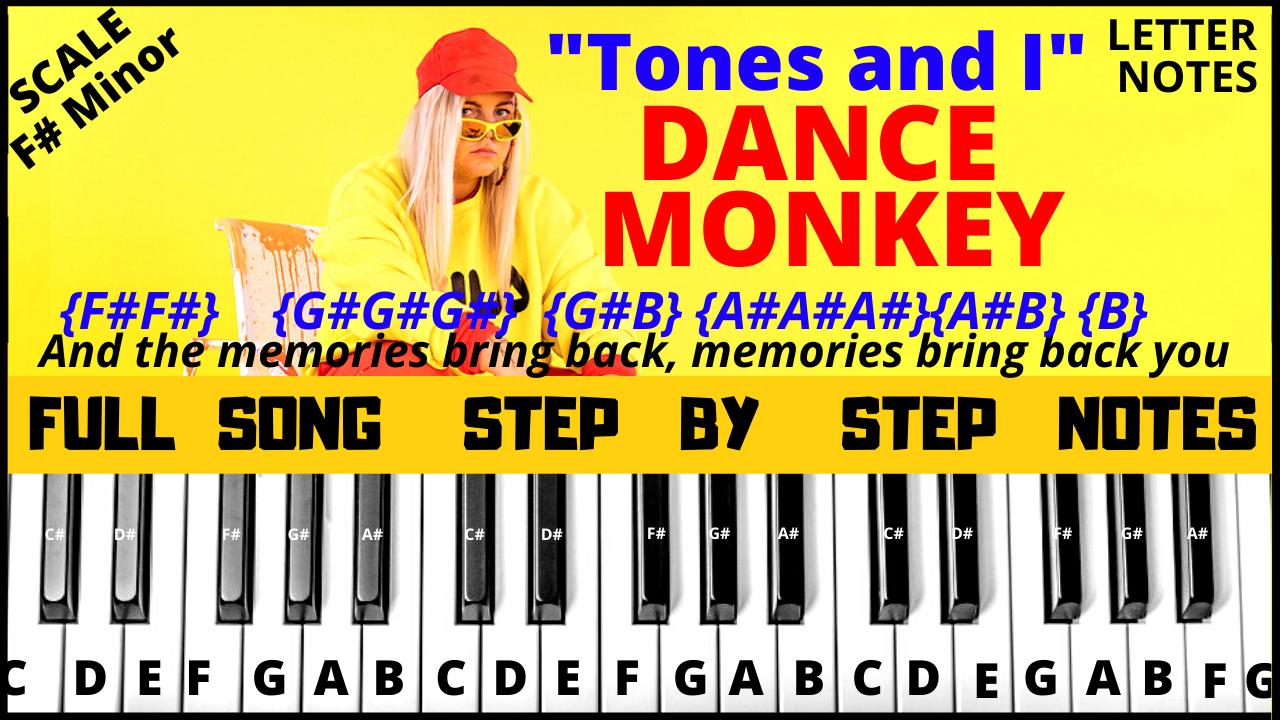 Dance Monkey Keyboard Notes