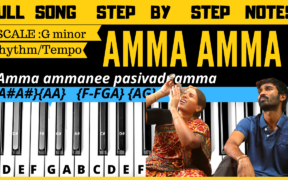 amma amma song keyboard notes