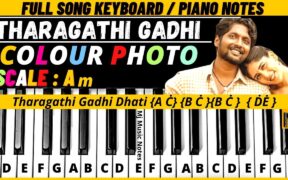 Tharagathi Gadhi Piano keyboard notes