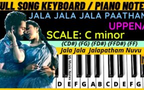 Jala Jala Jalapaatham piano notes | Full Song Notes