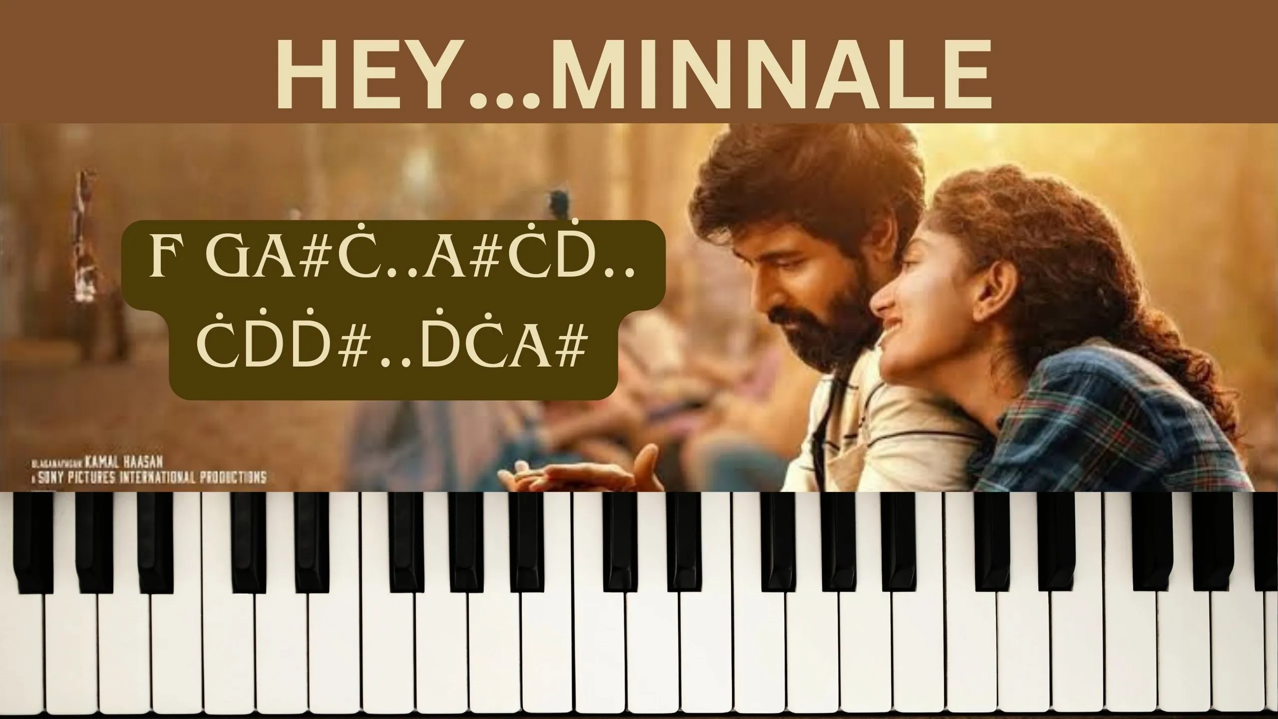 Hey Minnale piano notes