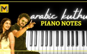 Arabic Kuthu Halamithi Habibo Piano notes | BEAST movie | Keyboard notes