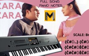 Zara Zara Behekta hai Piano notes | Chords | Full Song