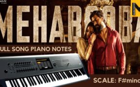 Mehabooba Piano notes | KGF 2 Movie | Mehabooba Keyboard notes