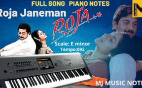 Roja Jaaneman Piano notes | Na cheli Rojave piano notes