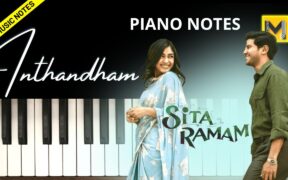 Inthandham song Piano Notes | Sitaramam movie