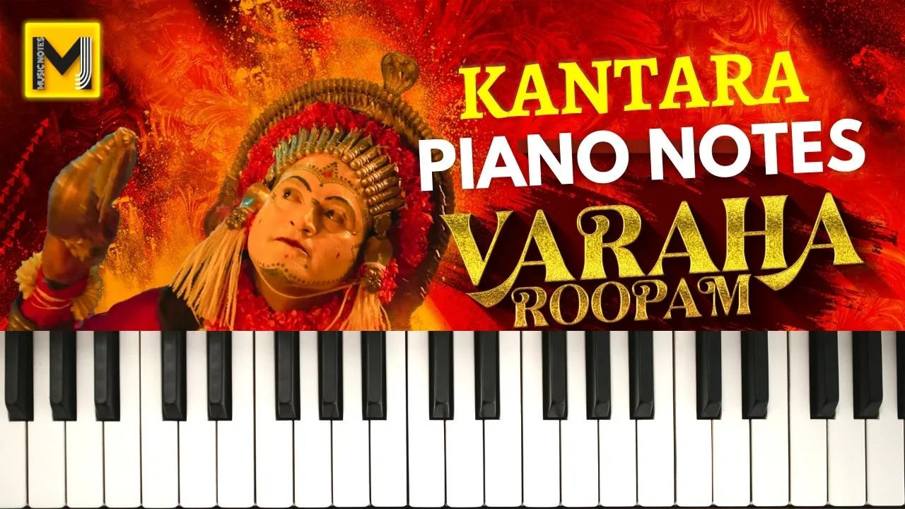 Kantara Piano notes | varaha roopam theme | BGM