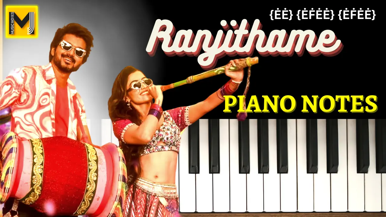 ranjithame piano notes