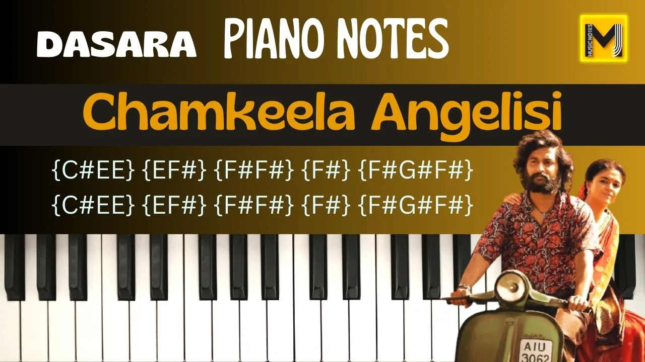 Chamkeela Angeelesi piano notes