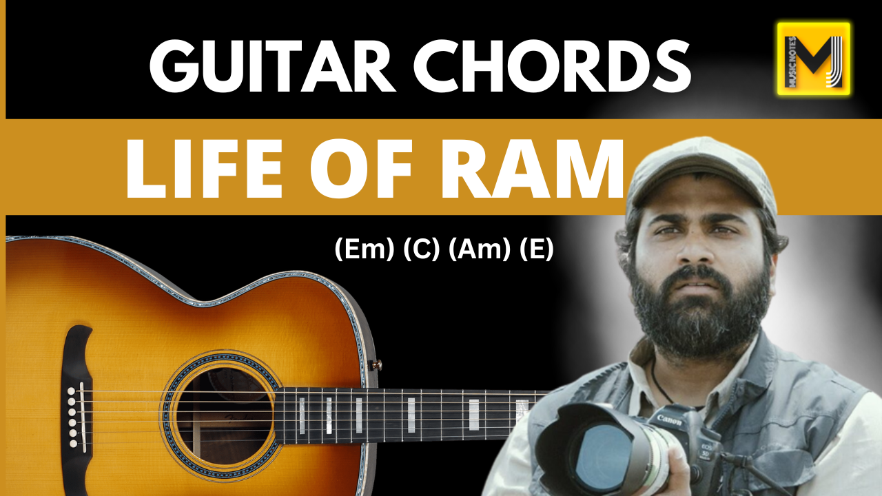 Life of Ram Guitar Chords | Jaanu movie | Telugu song