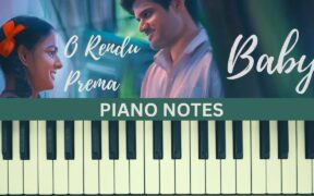 O Rendu Prema Meghalila Piano Notes |Baby Movie|