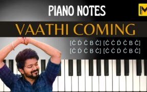 Vaathi Coming Piano Notes | Keyboard Notes