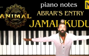 Jamal Kudu Song Piano Notes | Abrar’s Entry | Animal Movie | keyboard notes