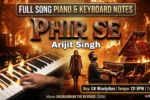 Phir Se piano notes keyboard letter notes for beginners